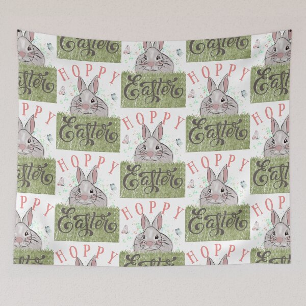 Item preview, Hoppy Easter/ Easter Bunny / Funny Easter Pun designed and sold by Designs By YL.