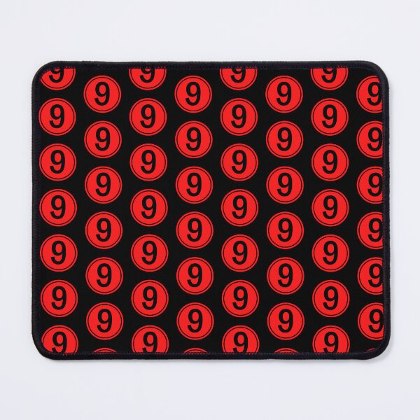 Item preview, Big Red Dot Number 9 designed and sold by NECHSTORE.