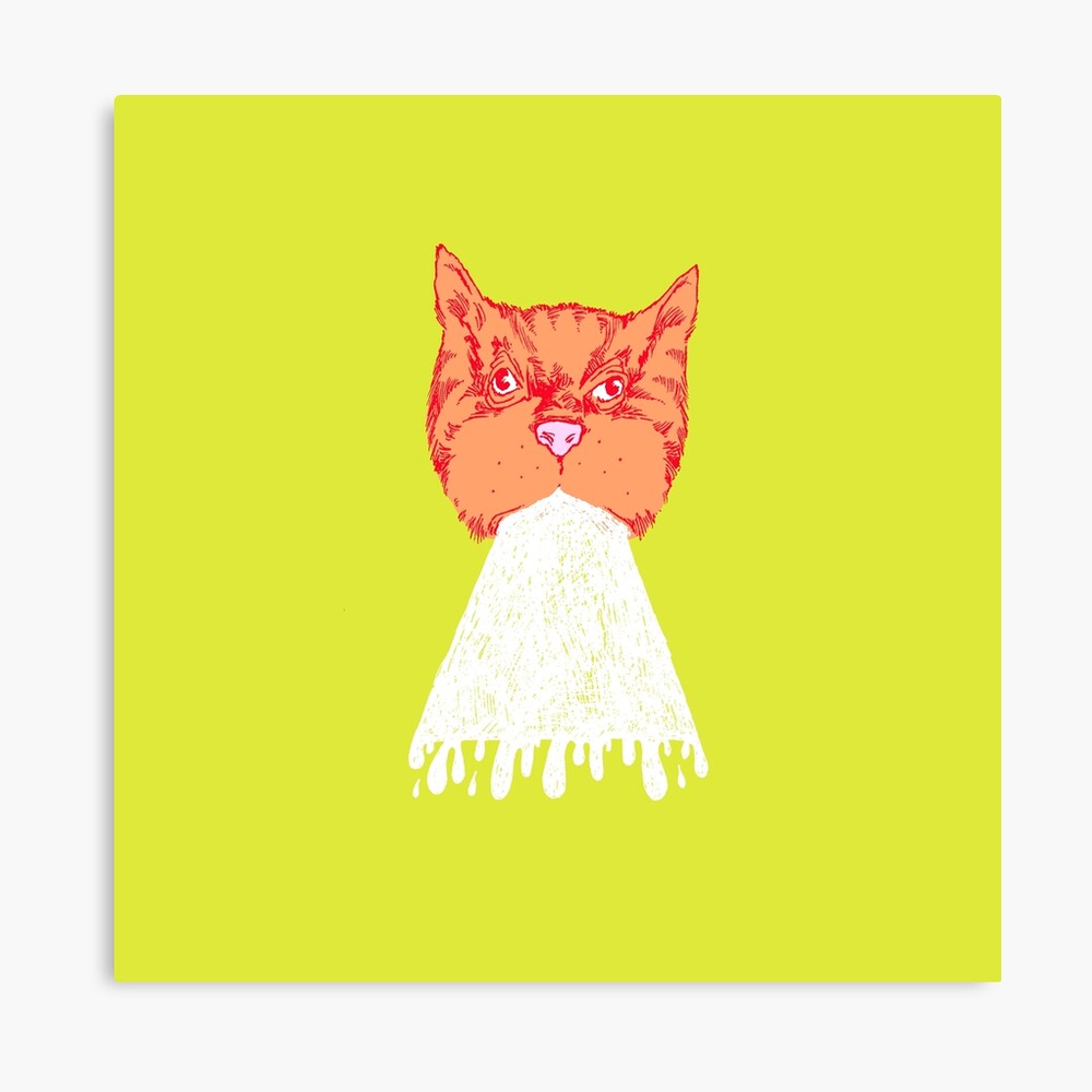 Impression Photo Vomit De Chat Meanie Rouge Fond Vert Jaune Par Chaparralia Redbubble Impression Photo Vomit De Chat Meanie Rouge Fond Vert Jaune Par Chaparralia Redbubble