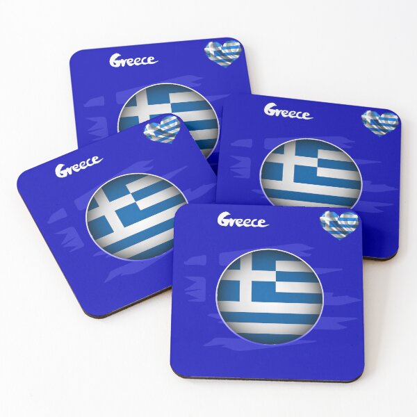 Item preview, Greece National Flag designed and sold by LordinaEDerby.