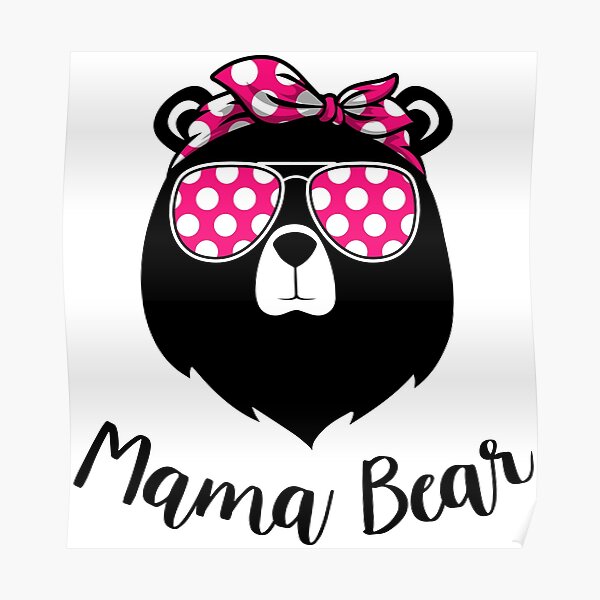 Mama Bear Face Sunglasses Svg, Mother Bear Svg, Mom Svg, Mommy Bear Svg,  Mother’s Day Svg, Mama Bear Svg t shirt designs for sale