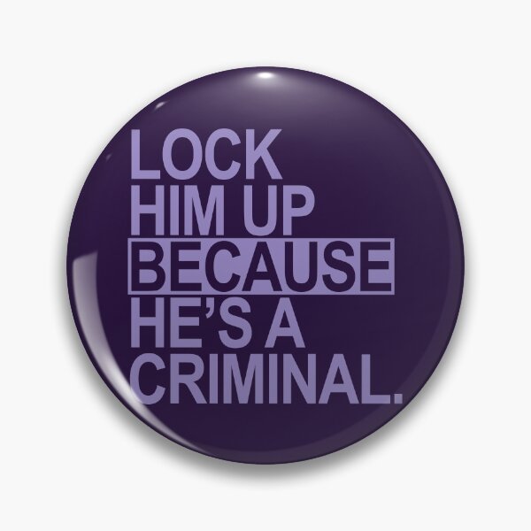 Item preview, Lock Him Up BECAUSE He's a criminal (lavender box 2) designed and sold by Thelittlelord.