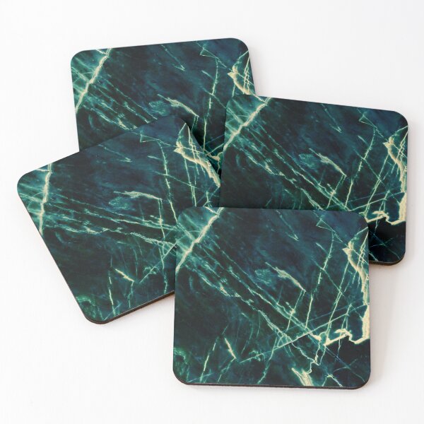 Item preview, Abstract marble white,teal,green pattern designed and sold by cutecrazytshirt.