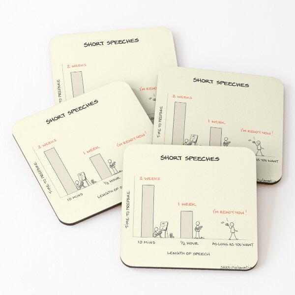 Item preview, Short speeches designed and sold by Sketchplanations.