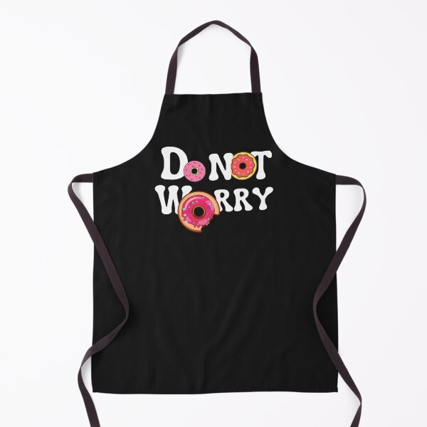 Item preview, Do Not Worry White Donut Doughnut Worry-Free designed and sold by LGbubble.