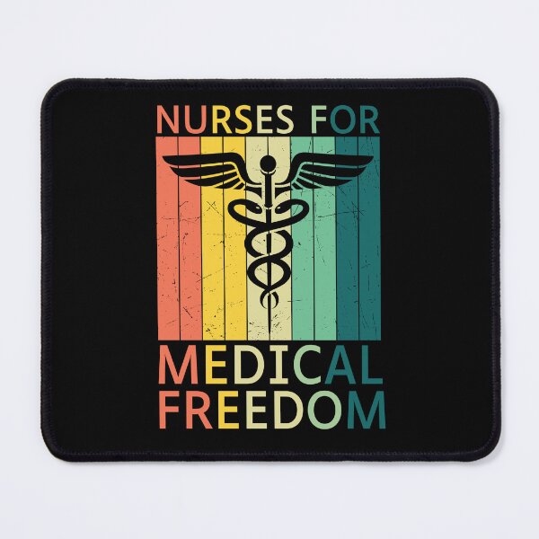 Item preview, Nurses for medical freedom, Retro Sunset Medical symbol design for essential workers designed and sold by Auntieck.