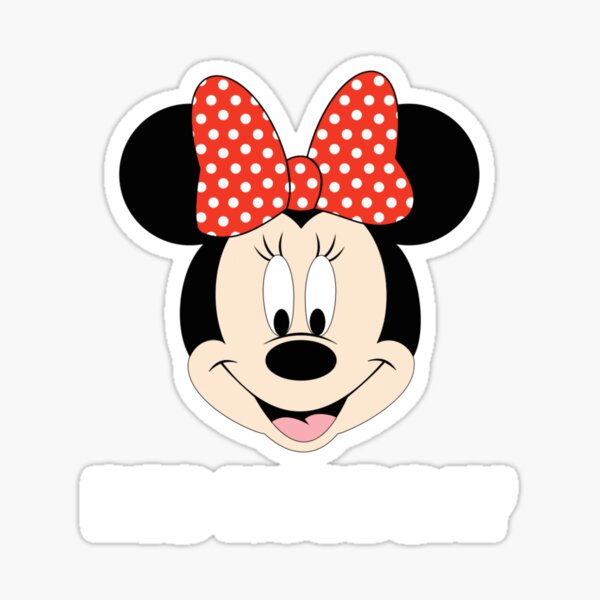 Stickers Minnie relief