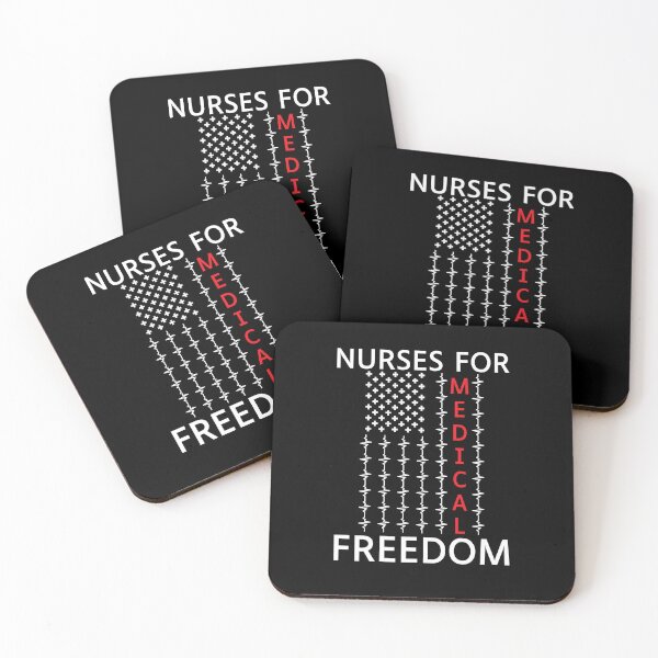 Item preview, Nurses for medical freedom, Heartbeat EKG American Flag design for essential workers designed and sold by Auntieck.