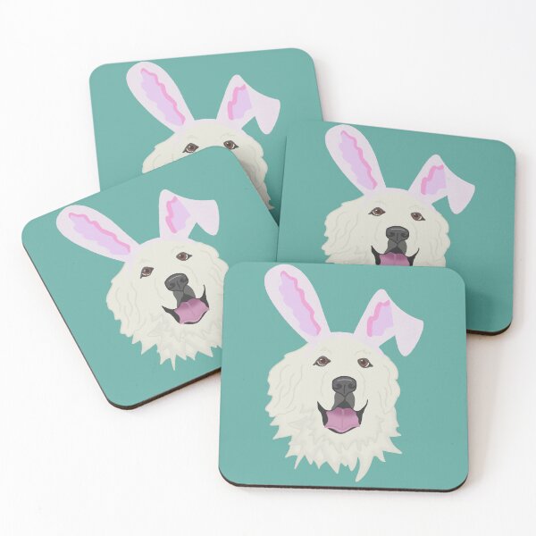 Item preview, Easter Bunny Great Pyrenees  designed and sold by KantstandyaC.
