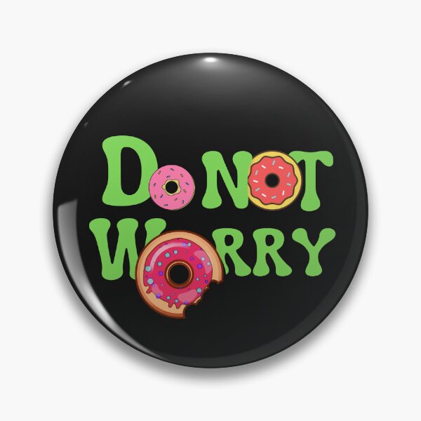 Item preview, No te preocupes Donut verde Donut Diseño sin preocupaciones designed and sold by LGbubble.