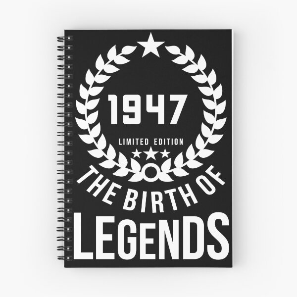 Item preview, Born 1947 - 75th - Legends Birthday - Vintage 1947 designed and sold by vooART.