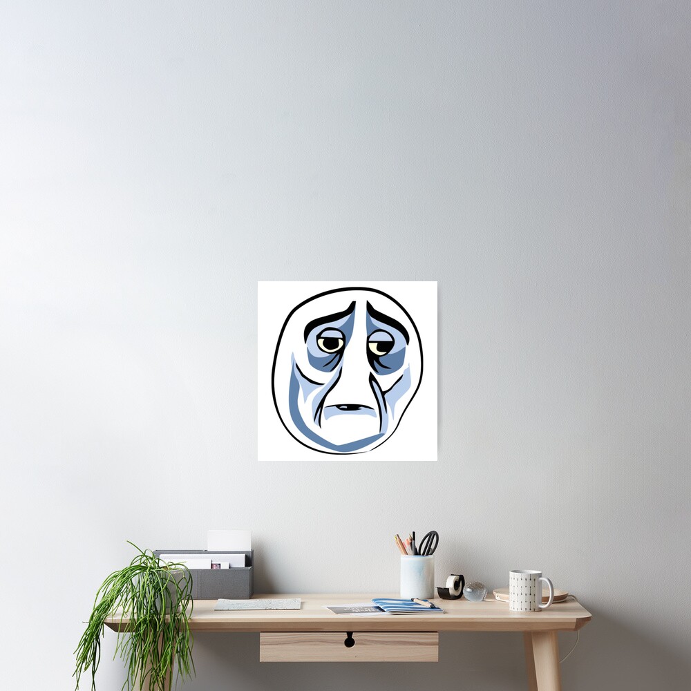 Sad old man meme Sticker for Sale by CuteKaley