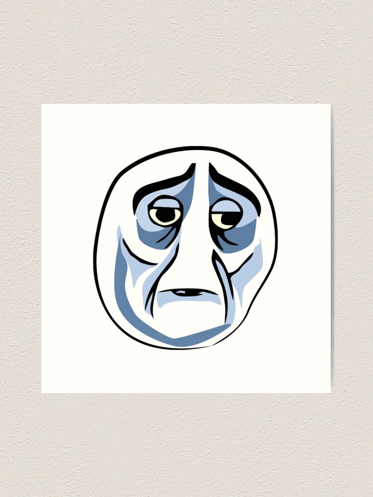 Sad Face Meme Canvas Prints for Sale