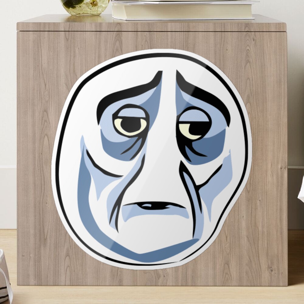 Sad old man meme Sticker for Sale by CuteKaley