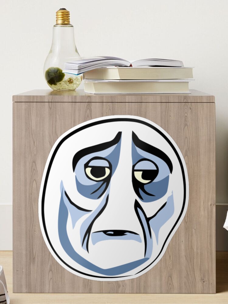 Sad old man meme Sticker for Sale by CuteKaley