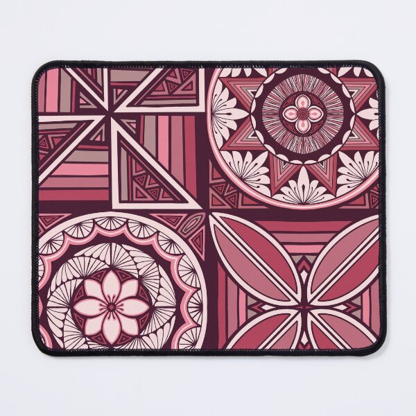 Item preview, Tapa patchwork - coral designed and sold by AprilAppleArt.
