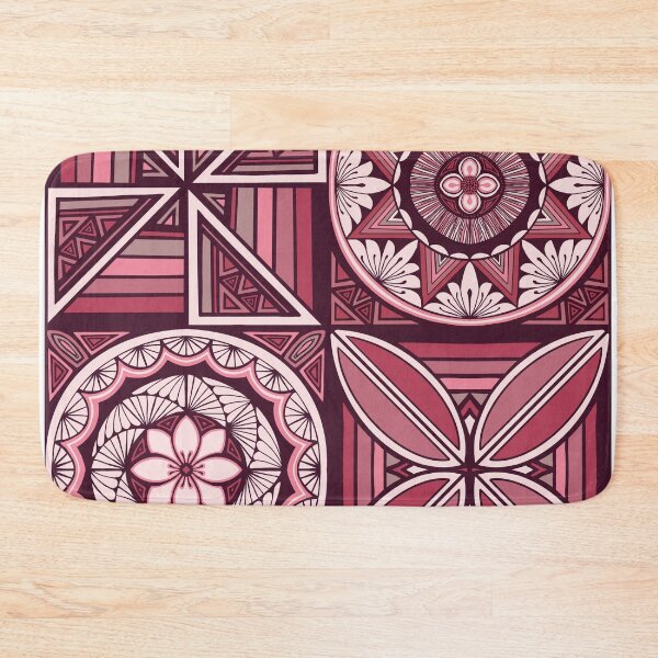 Item preview, Tapa patchwork - coral designed and sold by AprilAppleArt.