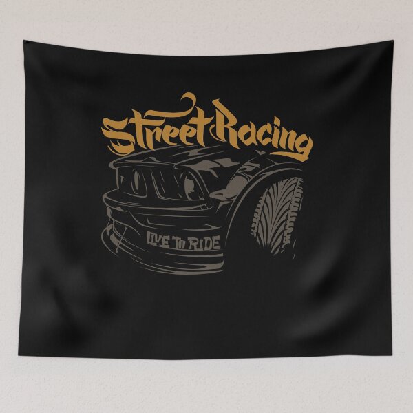 Item preview, Street Racing Shirts for Men Cool Design designed and sold by bitstudio.