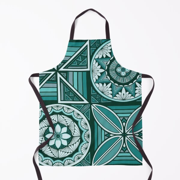 Item preview, Tapa patchwork - jade designed and sold by AprilAppleArt.