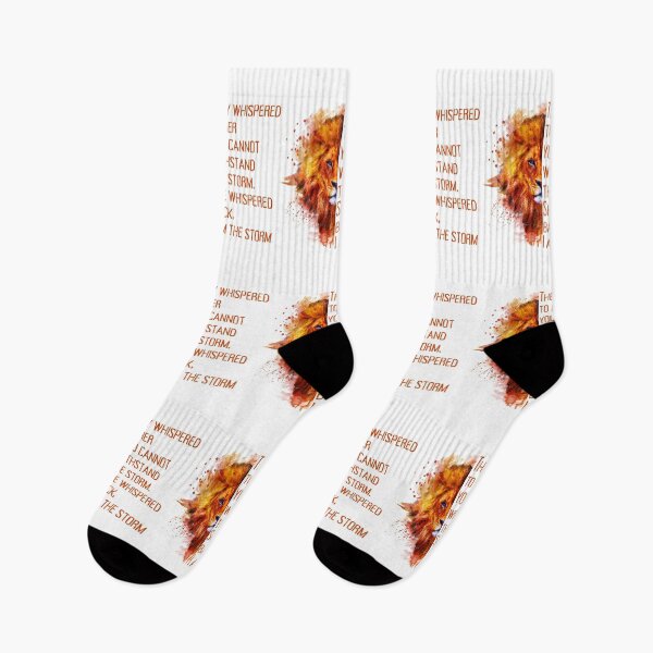 Item preview, I am the storm, Encouraging Gifts for Her with a fierce orange lion face design designed and sold by Auntieck.
