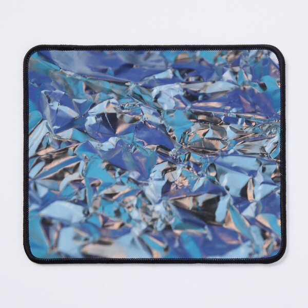Item preview, Blue Foil Texture Print designed and sold by spaceacedesigns.