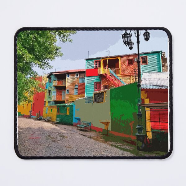 Artikelvorschau,  El Caminito Kunstdruck, Buenos Aires Vintage Reiseposter entworfen und verkauft von ThinkAboutMaps.