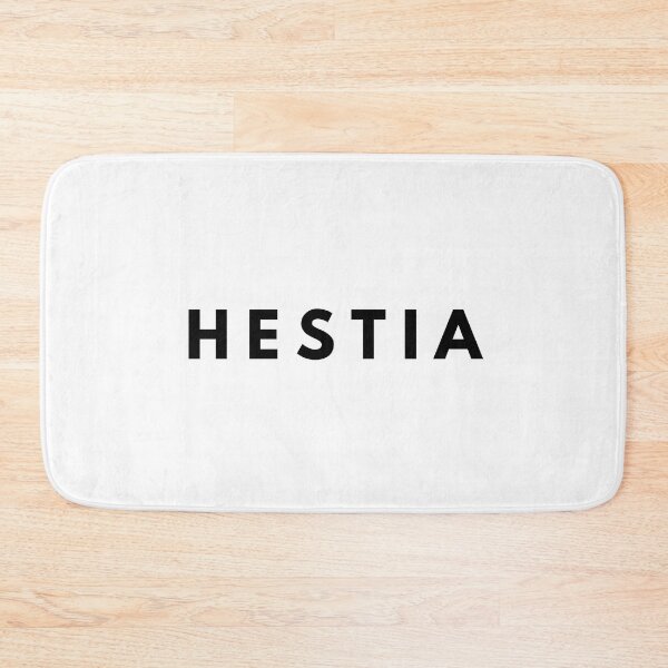 Item preview, Hestia Greek Mythology Olympian Goddess Black Typography designed and sold by OnyxMoonDesigns.