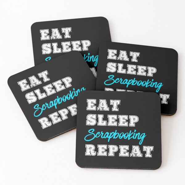 Artikelvorschau, Lustiges Scrapbooking-Geschenk Eat Sleep Repeat Scrapbooker Crafts entworfen und verkauft von carlhunt99.