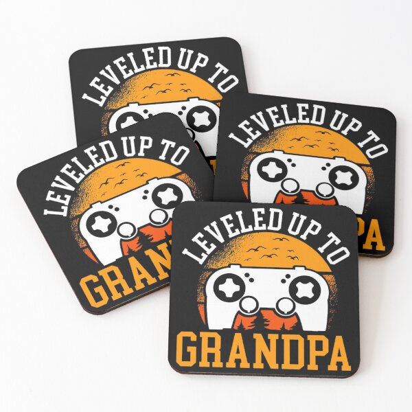 Item preview, I have leveled up to grandpa Funny Retro Gamer Controller Promoted To Grandpa designed and sold by SweetbeStore.