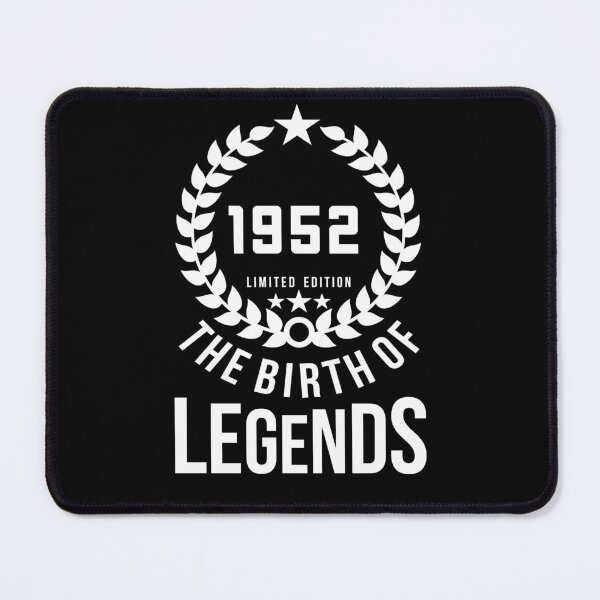 Item preview, Born 1952 - 70th - Legends Birthday - Vintage 1952 designed and sold by vooART.