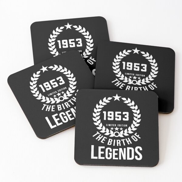 Item preview, Born 1953 - 69th - Legends Birthday - Vintage 1953 designed and sold by vooART.