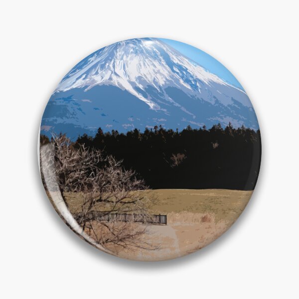 Item preview, Mount Fuji Art Print, Japan Vintage Travel Poster designed and sold by ThinkAboutMaps.