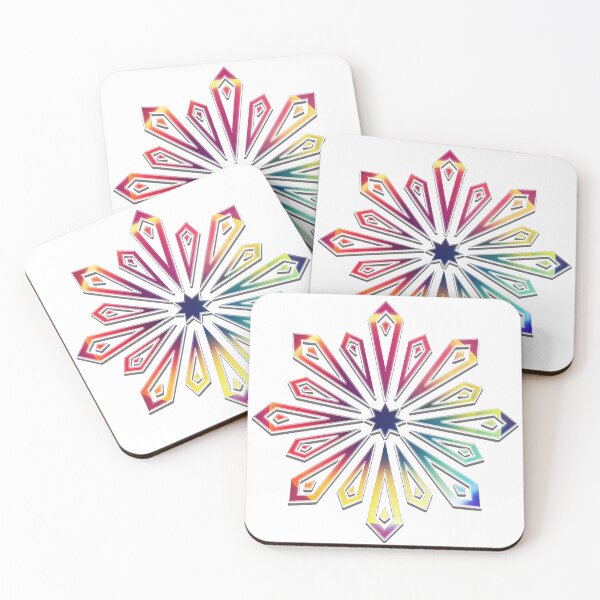 Item preview, Colorful snowflake shape, star shape designed and sold by Ettenhuber.