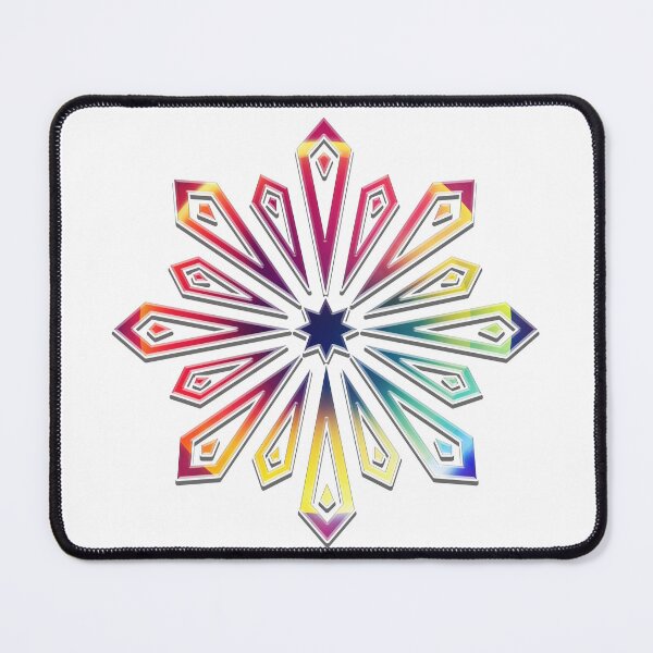 Item preview, Colorful snowflake shape, star shape designed and sold by Ettenhuber.