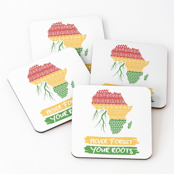 Item preview, Never Forget Your African Roots, African maps with decorated pattern designed and sold by Drago Art.