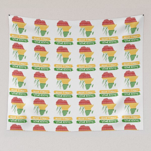 Item preview, Never Forget Your African Roots, African maps with decorated pattern designed and sold by Drago Art.