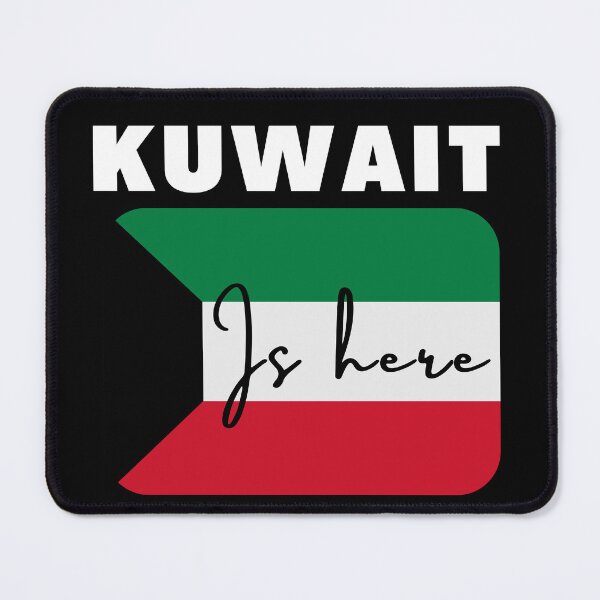 Item preview, kuwaiti national day positive quote black and white illustration. designed and sold by Coolclassy.