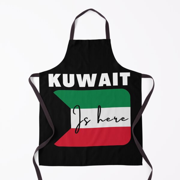 Item preview, kuwaiti national day positive quote black and white illustration. designed and sold by Coolclassy.