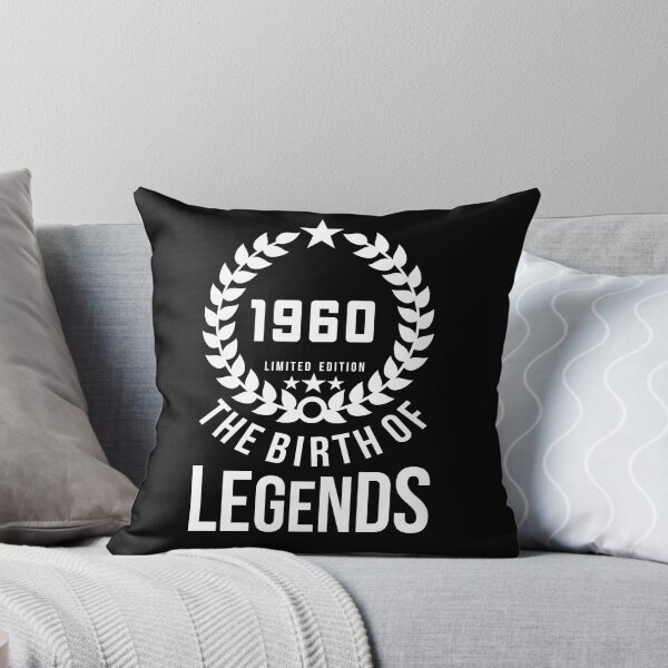 Item preview, Born 1960 - 62th - Legends Birthday - Vintage 1960 designed and sold by vooART.