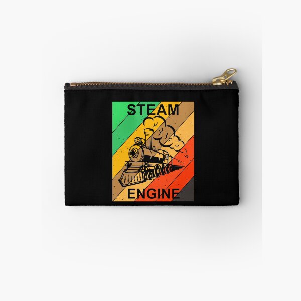 Item preview, Steam Engine Retro Sunset Railroad Train Locomotive designed and sold by TheTrainRoom.