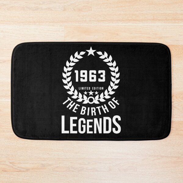 Item preview, Born 1963 - 59th - Legends Birthday - Vintage 1963 designed and sold by vooART.
