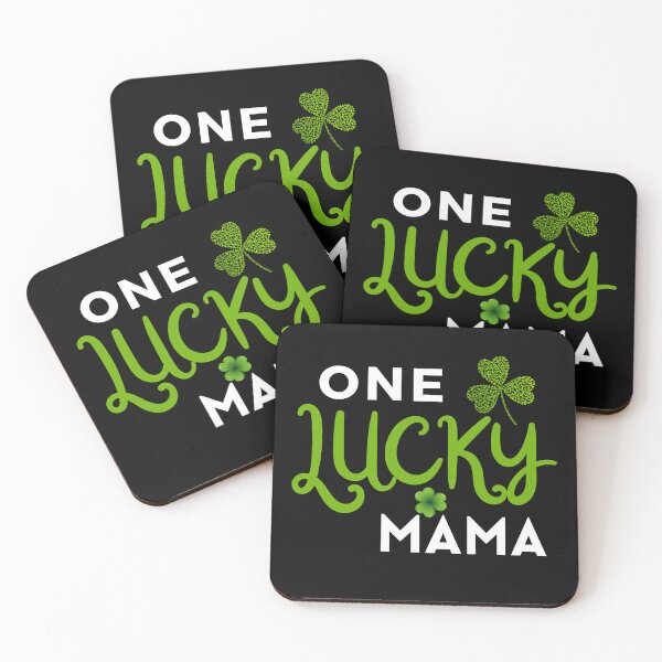 Item preview, One Lucky Mama_ great gifts for mom, Funny st patricks day designed and sold by Manara  -Art.