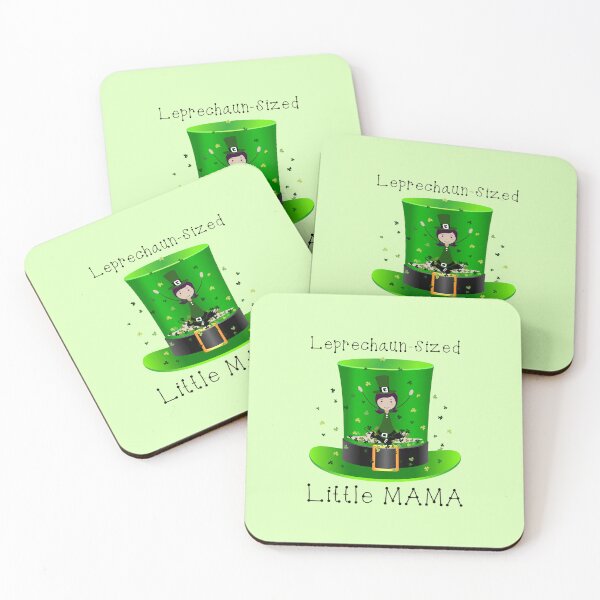 Item preview, Leprechaun-Sized Little Mama! (on Green) designed and sold by PawsitiveMum.