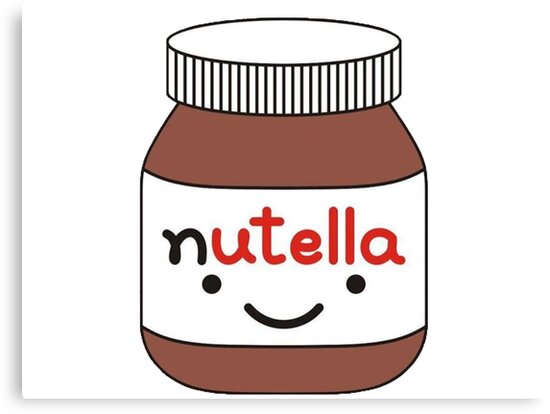 "Nutella Jar" Canvas Prints by sparksflyhigh | Redbubble