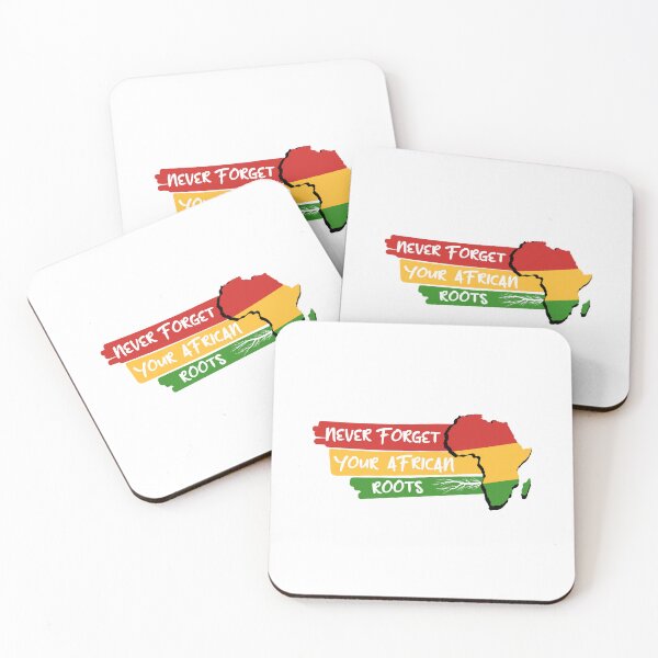 Item preview, Never Forget Your African Roots, Africa maps with red yellow green designed and sold by Drago Art.