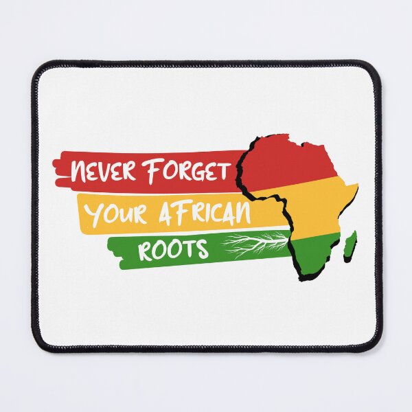 Item preview, Never Forget Your African Roots, Africa maps with red yellow green designed and sold by Drago Art.