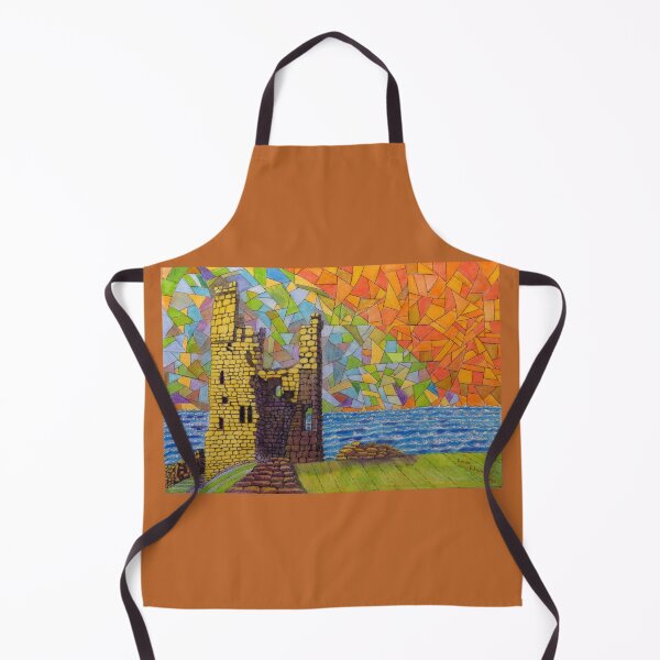 Item preview, 619 - LILBURN TOWER, DUNSTANBURGH CASTLE - DAVE EDWARDS - COLOURED PENCILS - 2022 designed and sold by BLYTHART.