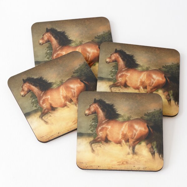 Item preview, Bay Stallion pateando la arena designed and sold by S Quinn.