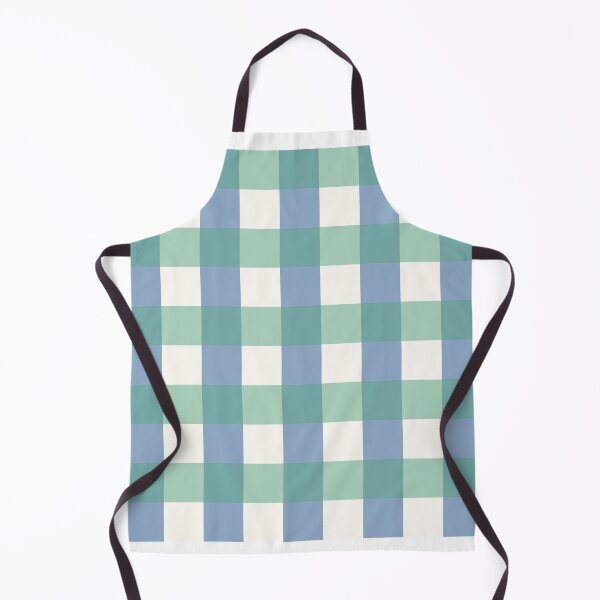 Item preview, Pastel Blue and Green Gingham Checked Checkered Pattern Design designed and sold by fairy-taler.