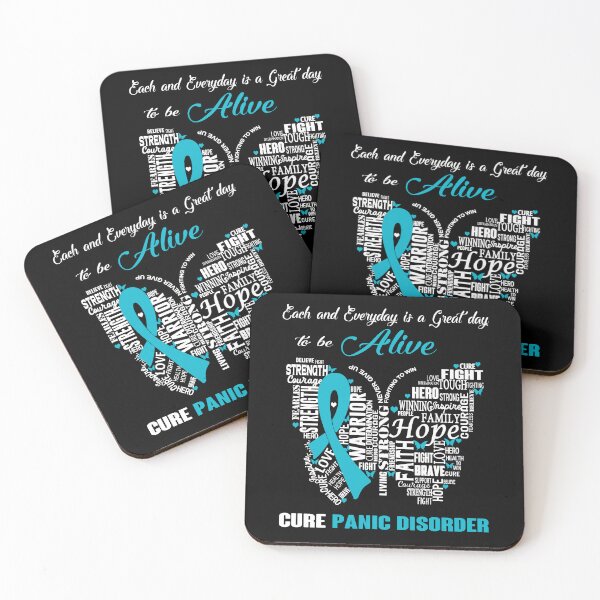 Item preview, Butterfly Ribbon Cure Panic Disorder Awareness designed and sold by Tadmab.